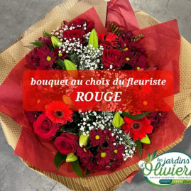 Bouquet choix du fleuriste ROUGE 30€