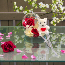 Eternelle boule rouge