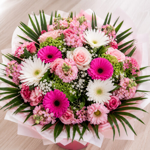 Bouquet du fleuriste rose