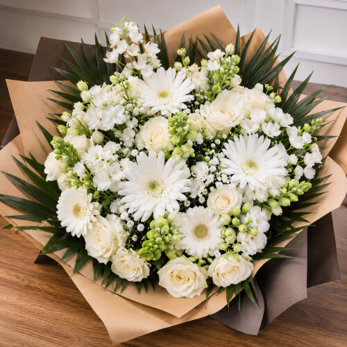 Bouquet du fleuriste Blanc XL